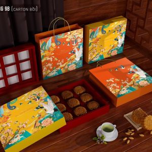 Hộp bánh trung thu Kim Phụng 9 bánh