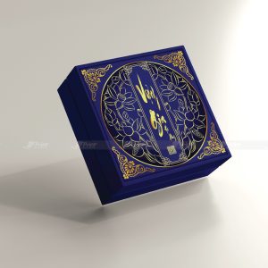 Hộp đựng bánh trung thu Vượng Gia xanh