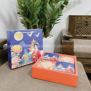 Hộp giấy đựng bánh trung thu Nàng Nhật Bình