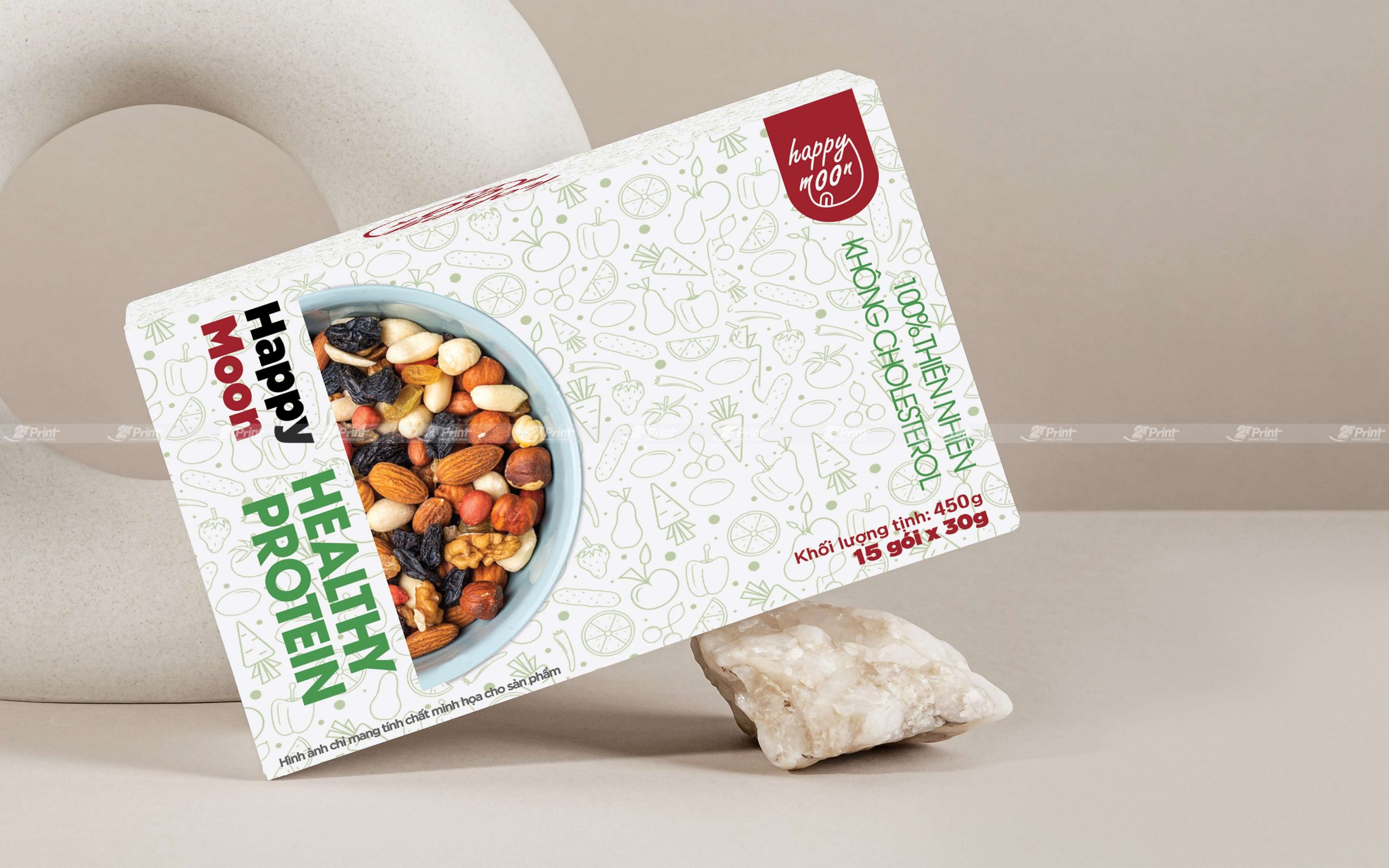 Hộp giấy đựng thức ăn Happy Moon