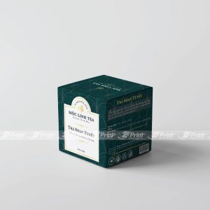 Hộp giấy đựng trà Mộc Linh Tea