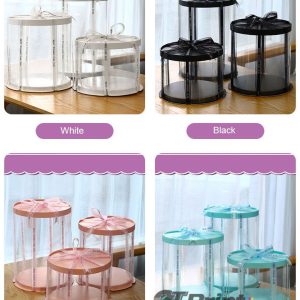 Alternative view of Hộp mica đáy tròn đựng bánh kem, bánh sinh nhật