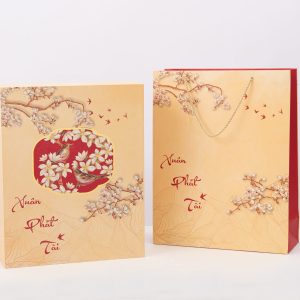 Hộp quà Tết mai vàng