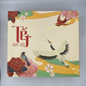 Hộp quà Tết màu vàng