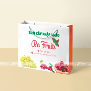 Túi giấy đựng hoa quả Bo Fruit