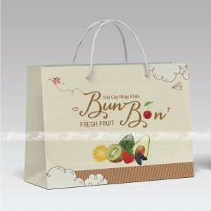 Túi giấy đựng hoa quả Bun Bon