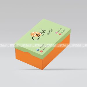 Hộp giấy đựng giày dép Cam Outfit