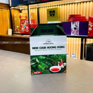 Alternative view of Hộp giấy đựng nem chua Hương Rừng