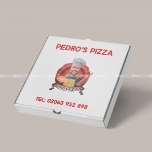 Hộp giấy đựng pizza Pedro's Pizza
