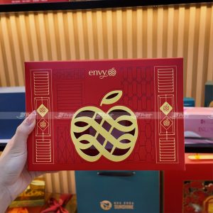 Hộp giấy đựng táo in thương hiệu Envy