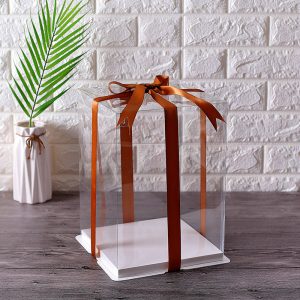 Alternative view of Hộp mica đựng bánh sinh nhật 3 tầng