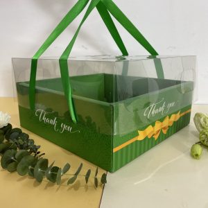 Alternative view of Hộp mica đựng hoa quả hình vuông