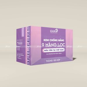Thùng carton đựng kem chống nắng Gana