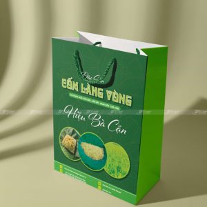 Túi giấy đựng cốm Làng Vòng