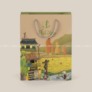 Alternative view of Túi giấy đựng cốm Phố Xưa